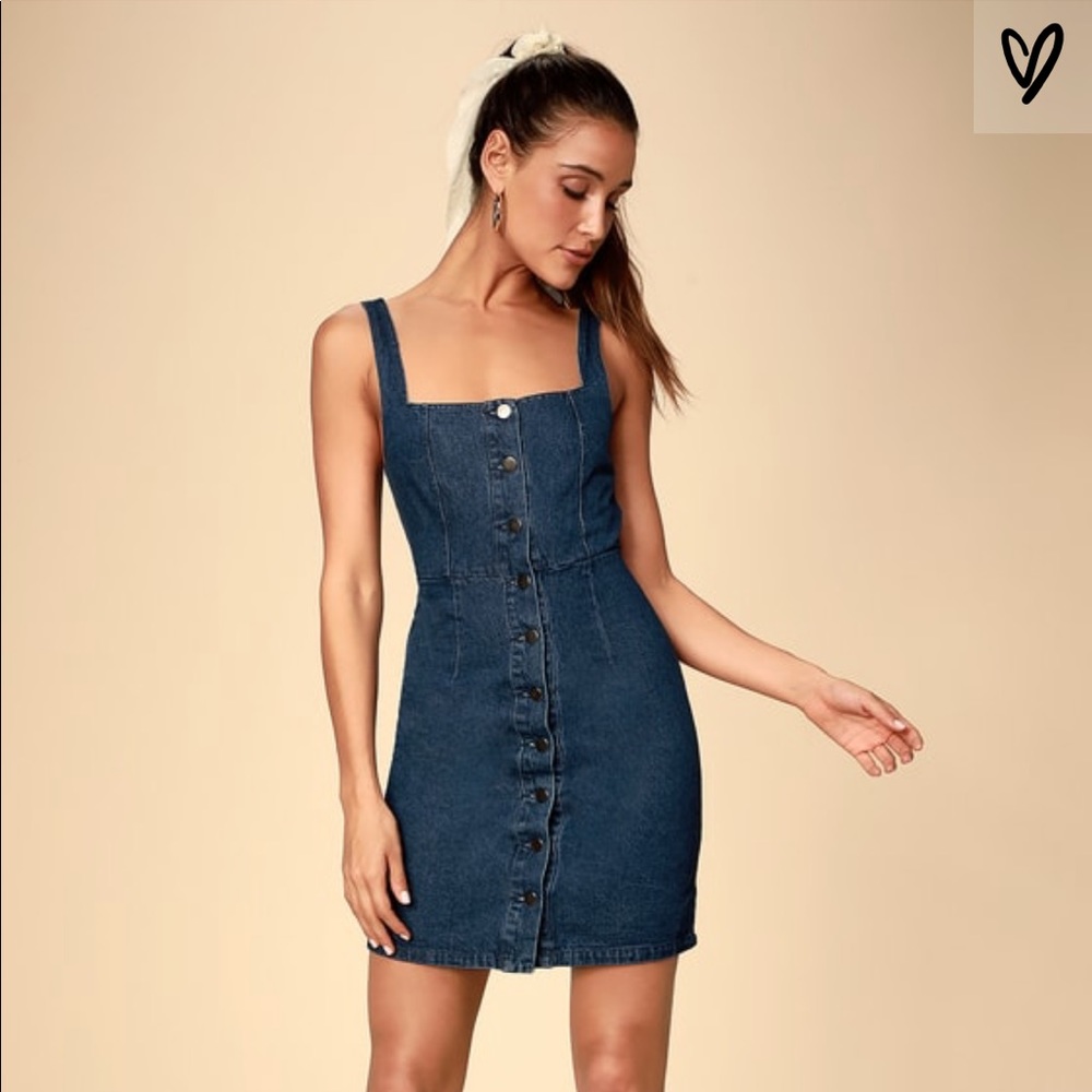 Lulus Denim Mini Dress